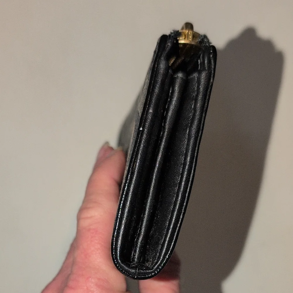 Coach Poppy Signature Zip Around Long Wallet